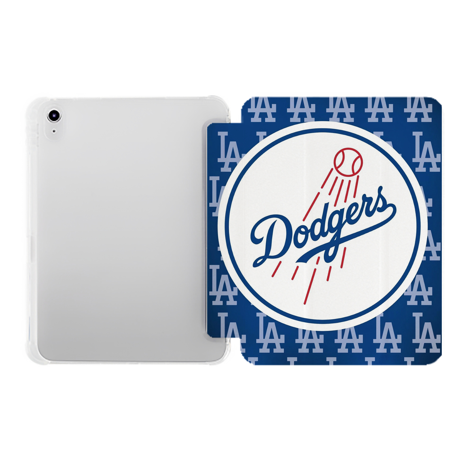  Premium Tri-Fold PU Leather & Silicone IPad Case With Pencil Slot – Fits 9.5,10.5,10.9 – Adjustable Stand, Slim, Protective